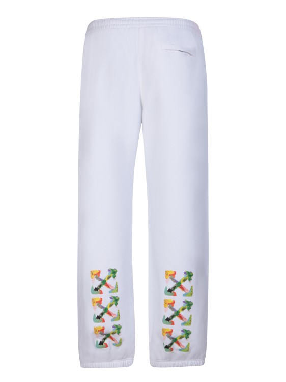 Shop Off-white Brush Arrow' Sweatpants In White