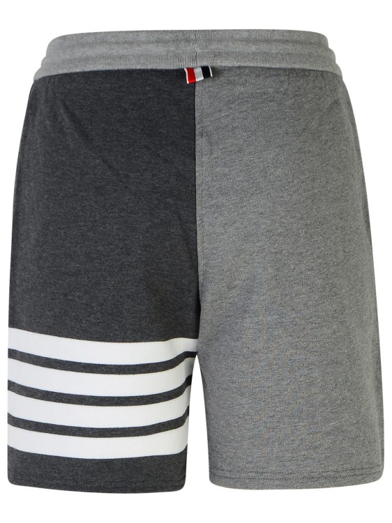 Shop Thom Browne 4-bar' Grey Cotton Shorts