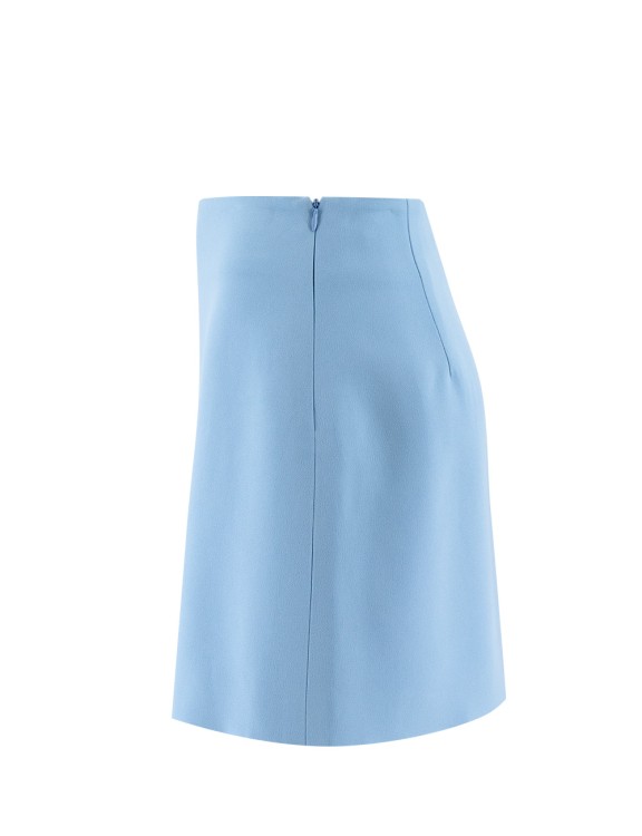 Shop Ermanno Scervino Flared Miniskirt In Blue