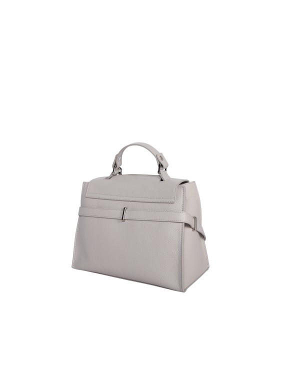 Shop Orciani Shoulder Strap Leather Bag In White