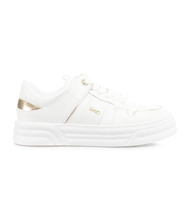 Liu •jo Cleo 10 Leather Sneakers In White