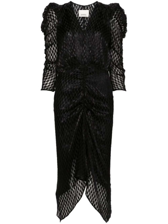 Isabel Marant Nemil Midi Dress In Black