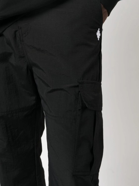Shop Marcelo Burlon County Of Milan Cross Cargo Black Pants