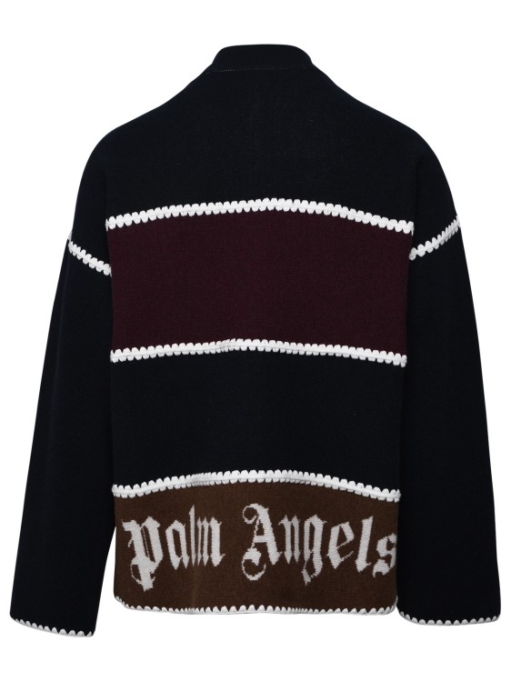 Shop Palm Angels Wool Blend Sweater In Black