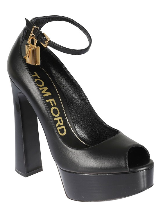 Shop Tom Ford Platform Sandals In Black