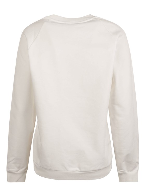 Shop Marni Heart-print Cotton Sweatshirt In White