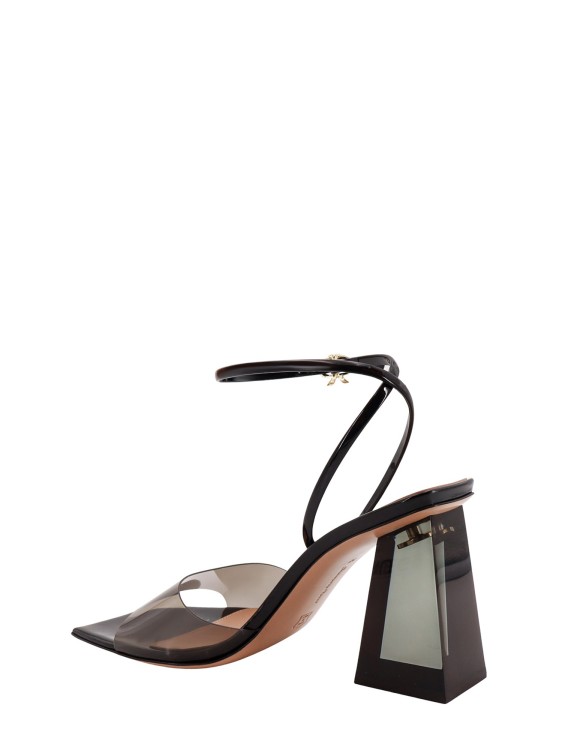 Shop Gianvito Rossi Leather Sandals In Grey
