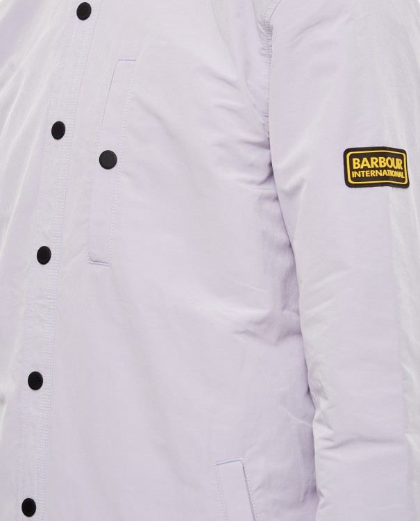 Shop Barbour Link Overshirt In White