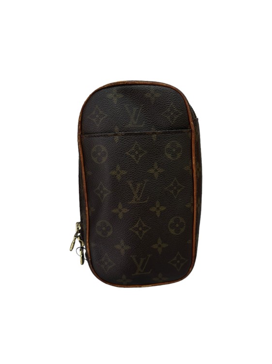 Pre-owned Louis Vuitton Ganges Pouch In Black