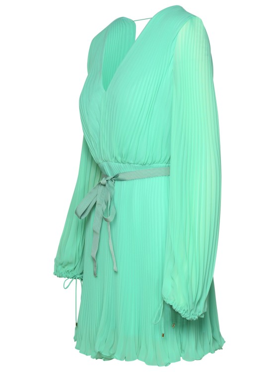 Shop Max Mara Visita' Green Polyester Dress