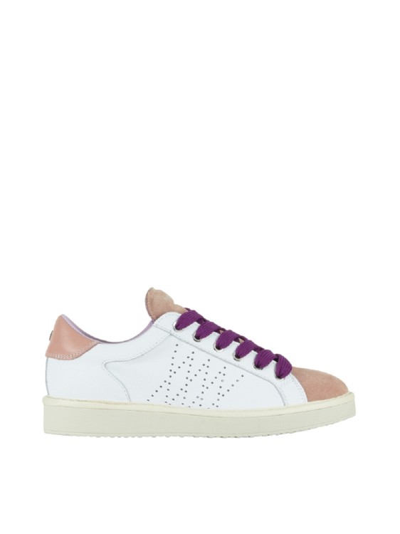 Shop Pànchic P01 Wide-weave Laces Sneakers In White