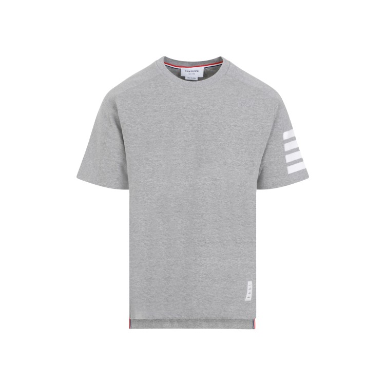 Thom Browne Ss Light Grey Cotton T-shirt