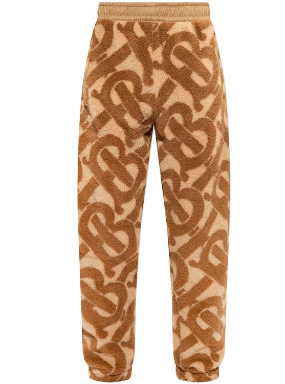 Shop Burberry Dimitri Trousers In Brown