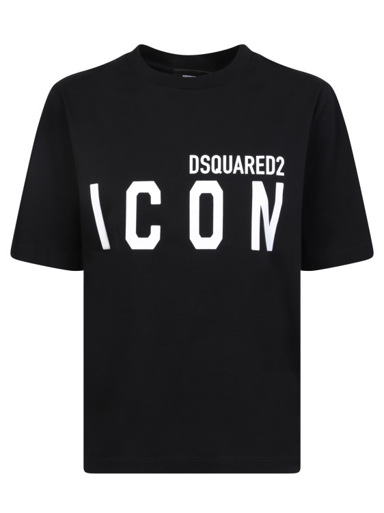 Shop Dsquared2 Icon Black T-shirt