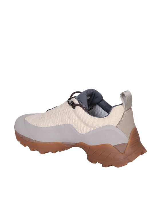 Shop Roa Beige Nylon Sneakers In White