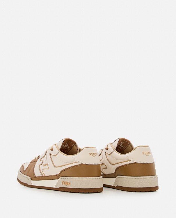 Shop Fendi Match Sneakers In Neutrals