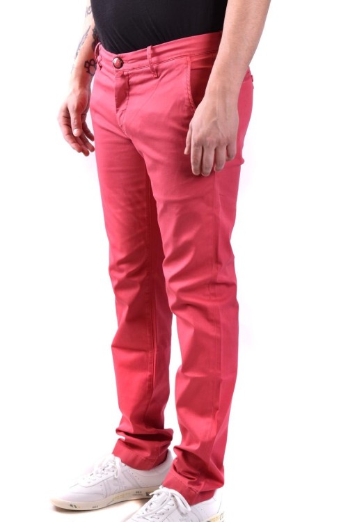 Jacob Cohen 5 Pockets Trousers In Red