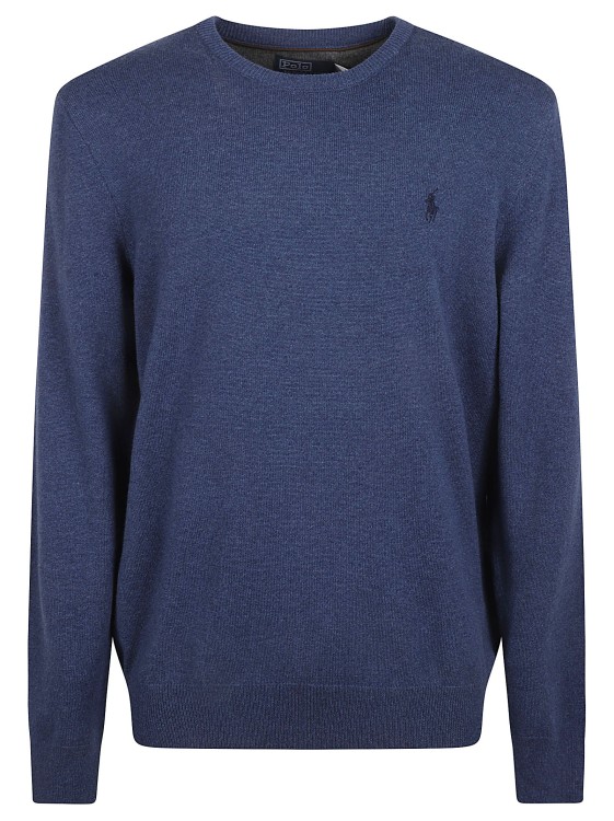 Shop Polo Ralph Lauren Pony-embroidered Wool Jumper In Green