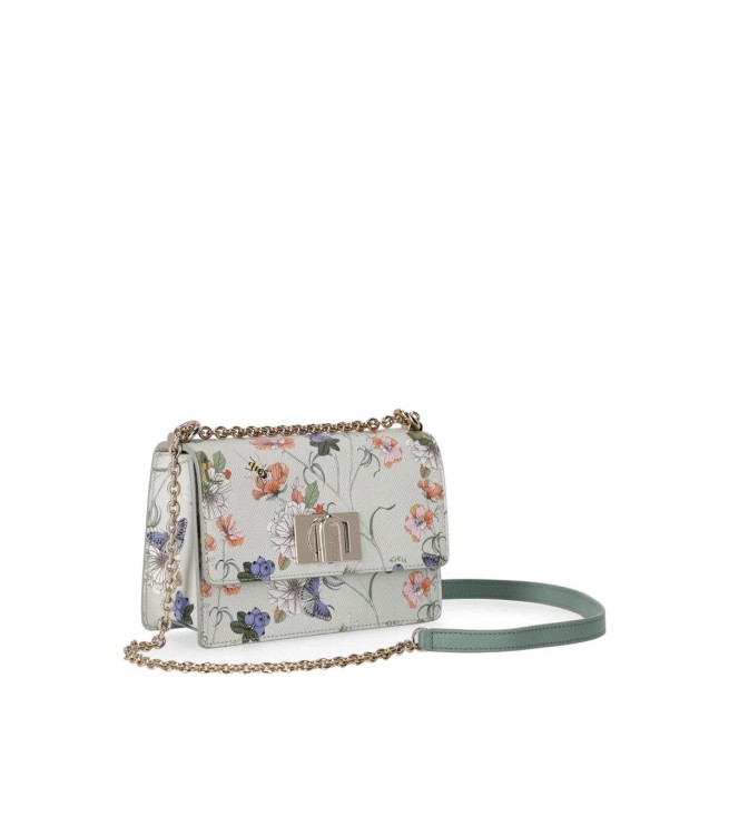 Shop Furla 1927 Mini Bloom Green Crossbody Bag
