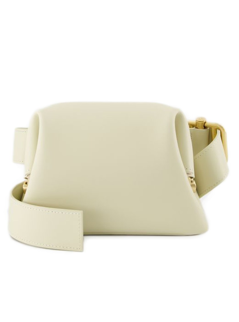 Osoi Mini Brot Hobo Bag - - Leather - Cream In Neutrals