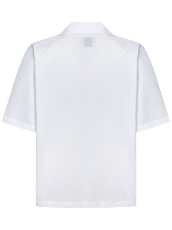 Shop Roa White Boxy Camp Shirt
