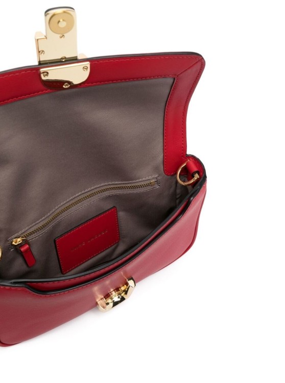 Marc Jacobs The J Red Leather Crossbody Bag In Red