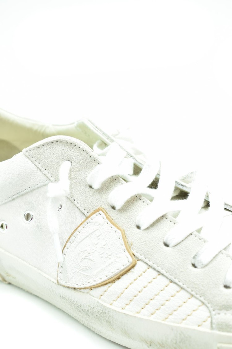 Philippe Model Multicolor Leather Sneakers In Multicolor
