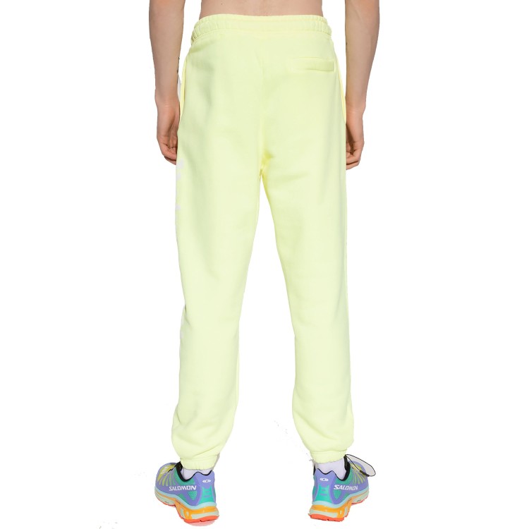 Shop Palm Angels Yellow Cotton Joggers