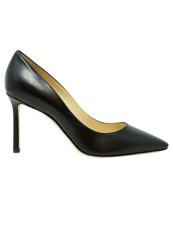Jimmy Choo Romy 100mm Leather High-heel Pumps In Black