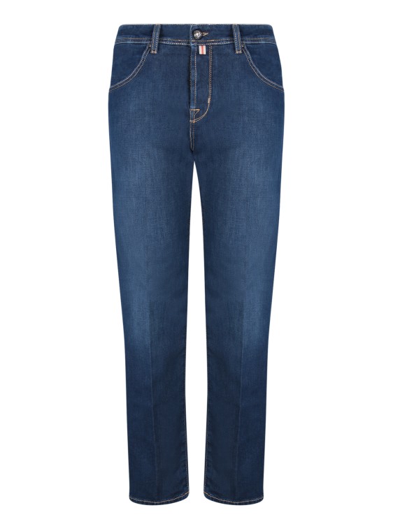 Shop Jacob Cohen Blue Slim Jeans