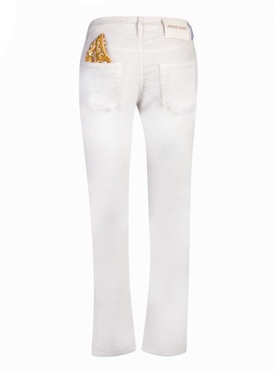 Shop Jacob Cohen Mid-rise Jeans In White