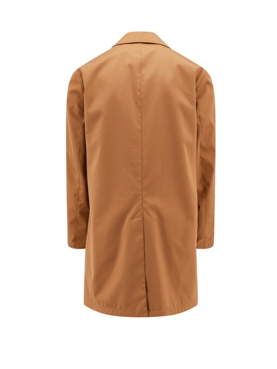Shop Kiton Cotton, Wool And Nylon Reversible Coat In Brown