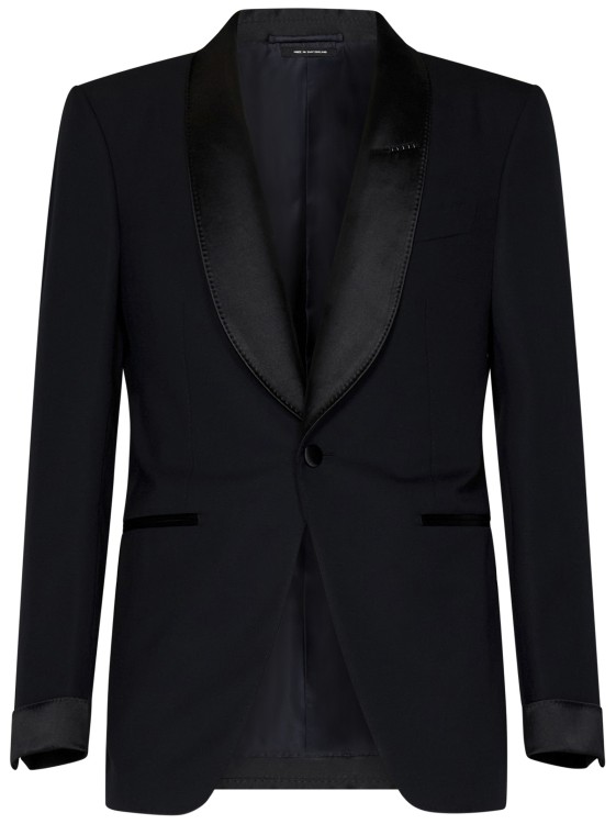 Shop Tom Ford Blue Tuxedo Suit