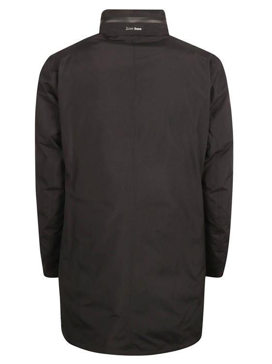 Shop Herno Laminar Three-quarter Coats In Black