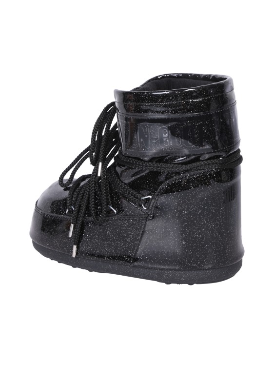 Shop Moonboot Icon Low Glitter Boots Black