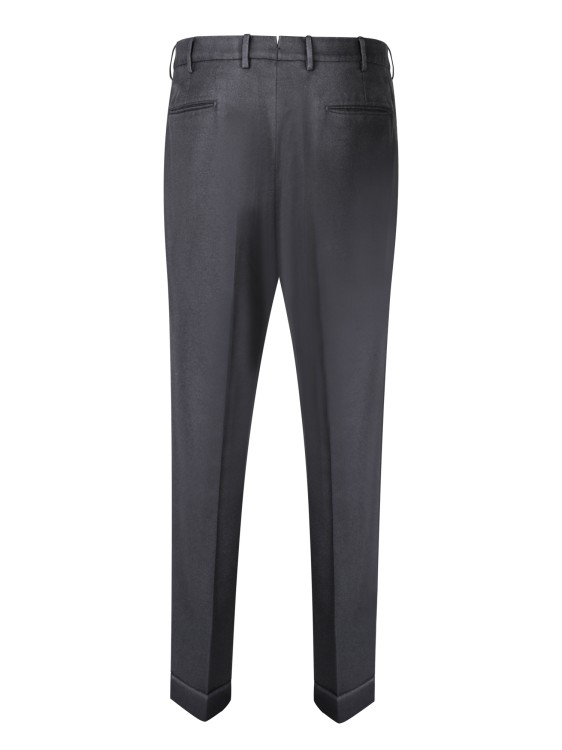 Shop Dell'oglio Wool Trousers In Grey