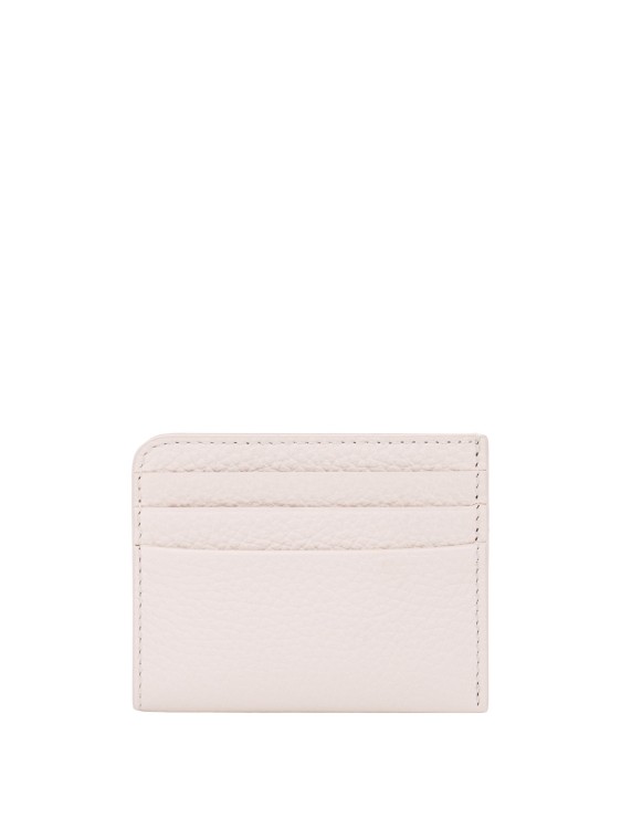 Shop Maison Margiela Leather Card Holder In White