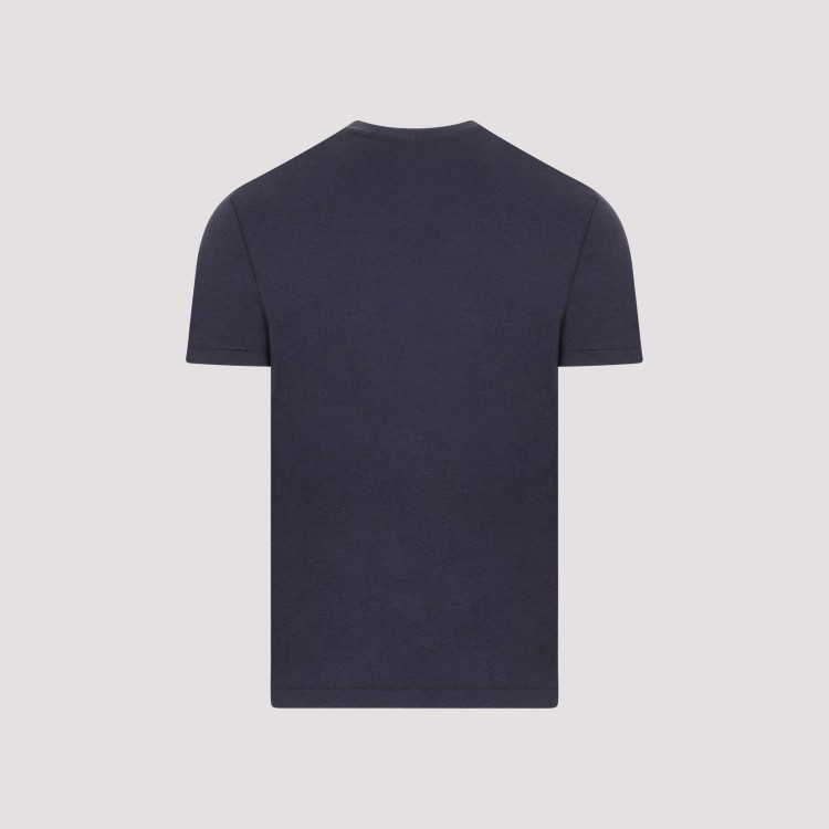Shop Tom Ford Viscose Cotton T-shirt In Black
