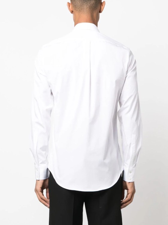 Alexander Mcqueen White Paneled Shirt