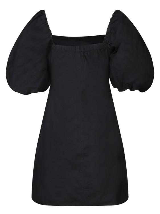 Shop Ganni Black Mini Dress