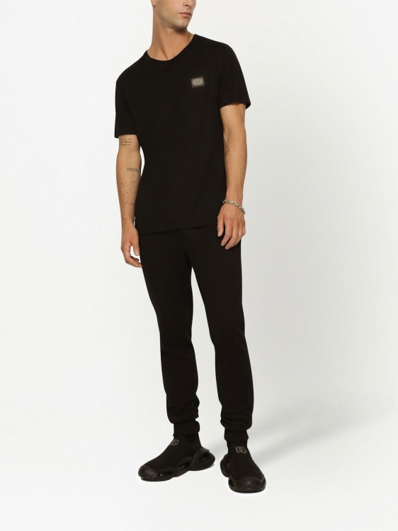 Shop Dolce & Gabbana Dg Essentials Crew Neck T-shirt In Black