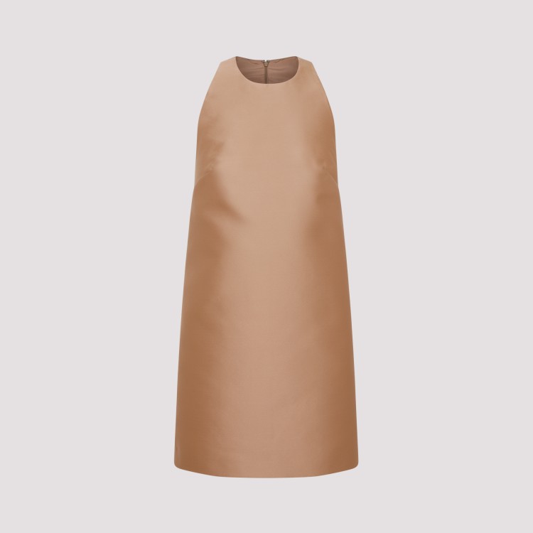 Shop Valentino Sand Dress In Brown