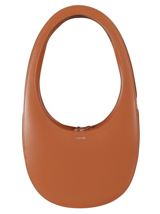 Shop Coperni Oval-shaped Brown Bag
