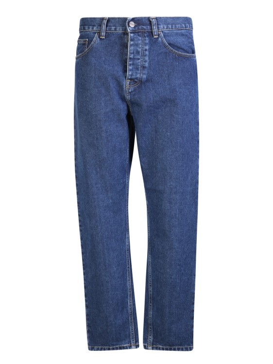 Carhartt Newel Pants Classic Five-pocket Trousers In Blue