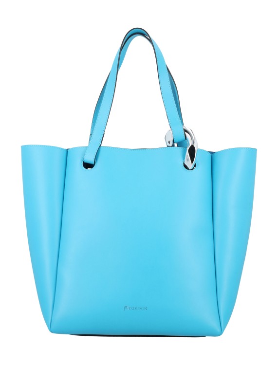 Shop Jw Anderson Chain Cabs Tote Bag In Blue