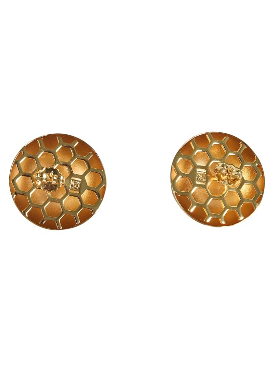 Shop Federica Tosi Moon Earrings In Gold