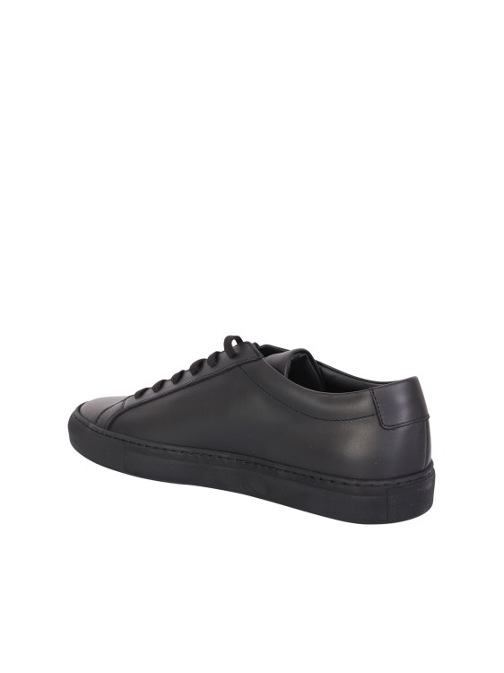Shop Common Projects Black Sneakers In Grey