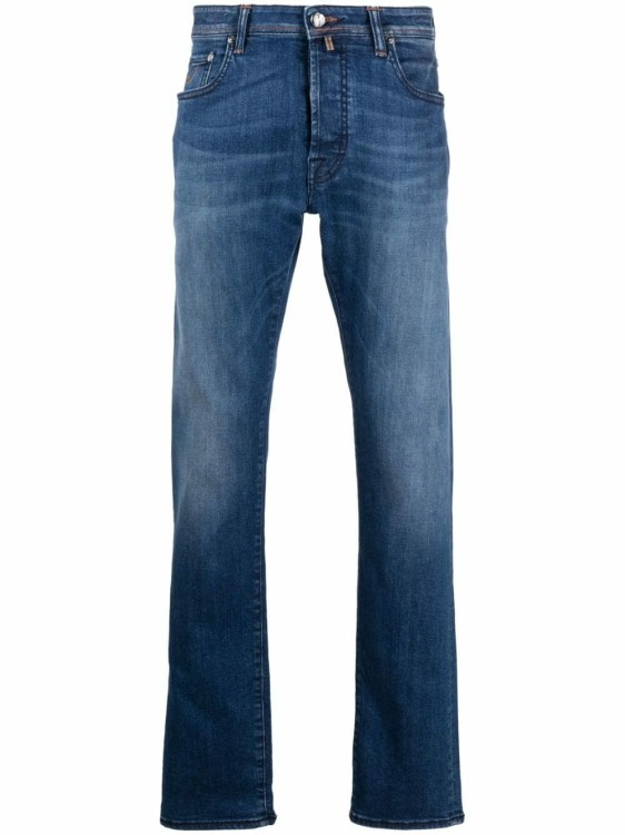 Jacob Cohen Limited Edition Bard Indigo Denim Pants In Blue