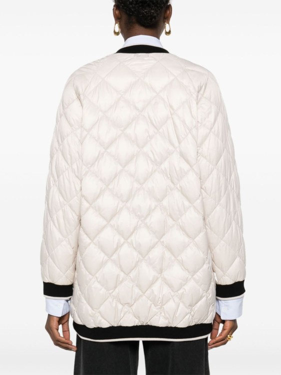 Shop Max Mara Cardy Quilted Quilt In White