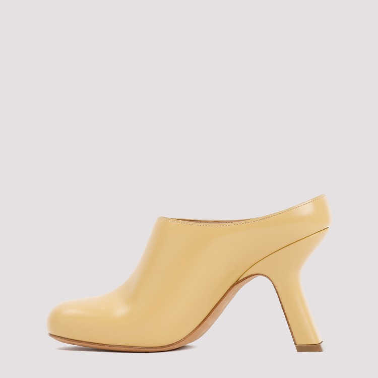 Loewe Terra 100 Leather Mules In Brown